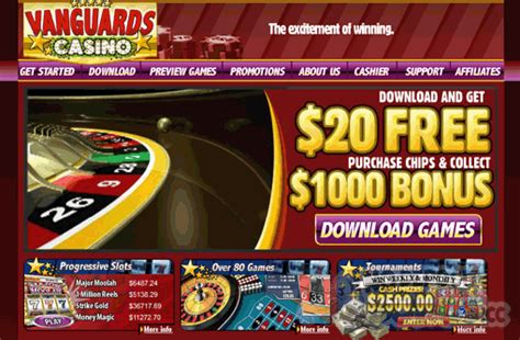 vanguard casino no deposit bonus